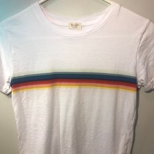 Brandy Melville trendy rainbow t-shirt